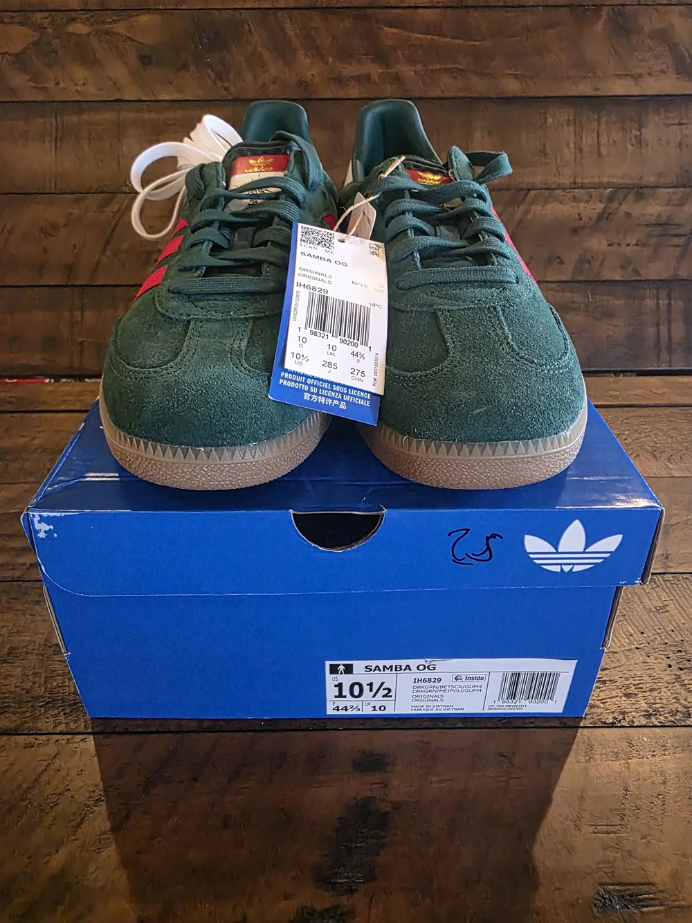 Men's adidas Originals Samba OG FIFA World Cup 2026 Mexico Casual Shoes